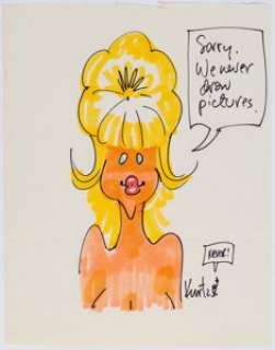 Harvey Kurtzman Little Annie Fanny Sketch Original Art (c. 1990s). This late-in-life, spontaneous effort from - | Heritage