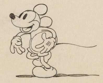 Touchdown Mickey Mickey Mouse Animation Drawing (Walt Disney, 1932). It’s Mickey’s Manglers vs. the Alley Cats - | Heritage