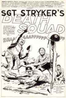 Al McWilliams Savage Combat Tales #2 Partial Story Group of 11 (Atlas, 1975). A beautifully-illustrated combat - | Heritage