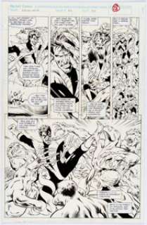 Alan Davis and Mark Farmer Excalibur #62  Story Page 20 Kitty Pryde and Nightcrawler Original... | Heritage