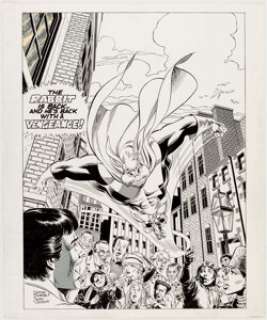 Brian Buniak and Jerry Ordway Thunderbunny #1 Cover Original Art (WaRP Graphics, 1985). The Rabbit is Back! As - | Heritage