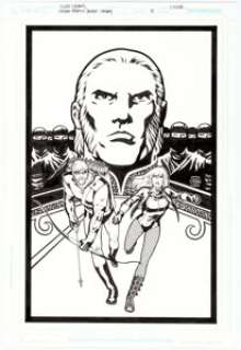 Cliff Chiang Green Arrow/Black Canary #8 Cover Original Art (DC Comics, 2008). Chiang‘s magnificently composed -