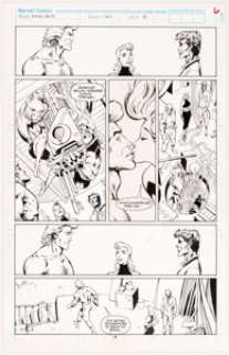 Alan Davis and Mark Farmer Excalibur #43 Page 6 Original Art (Marvel, 1991). Captain Britain, Phoenix, - | Heritage