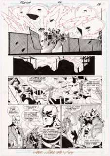 Mike Wieringo and Jose Marzan Jr. The Flash #90 Page 19 Original Art (DC, 1994)....