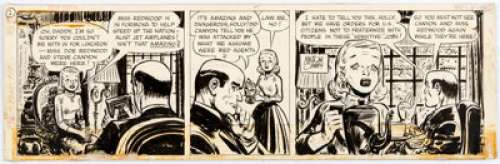 Milton Caniff Steve Canyon Daily Comic Strip Original Art dated 2-28-55 (Field Enterprises, 1955).... | Heritage