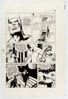 Neal Adams and Dick Giordano Batman: Stacked Cards [Book and Record Set] #PR27 Page 8 Original Art (Power Records,... | Heritage