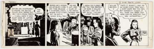 Milton Caniff Terry and the Pirates Daily Comic Strip Original Art dated 11-21-44 (News Syndicate Co., 1944).... | Heritage