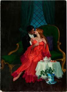 Robert Maguire A Curious Courting Cover Original Art (Penguin Books, 1993).... | Heritage