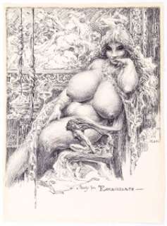 Roy G. Krenkel Study for Renaissance Original Art (c. 1950s).... | Heritage