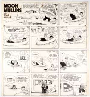 Frank Willard Moon Mullins Sunday Comic Strip Original Art dated 7-2-39 (News Syndicate, 1939).... | Heritage