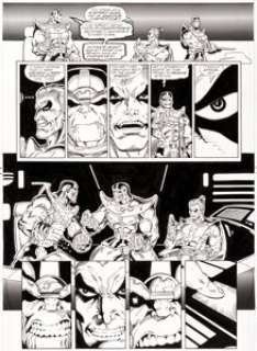 Ron Lim and Al Milgrom Infinity War #1 Story Page 29 Thanos and Magus Original Art (Marvel, 1992).... | Heritage