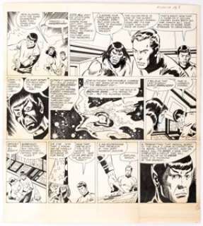 Neal Adams Studios and John Buscema (attributed) Star Trek: The Time Stealer [Book and Record Set] ... | Heritage