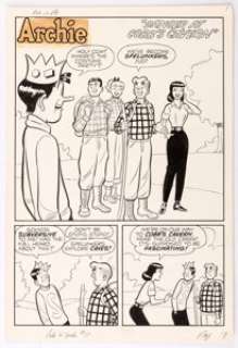 Harry Lucey Archie’s Pals ’n’ Gals #17 Complete 7-Page Story "Danger At Cobb’s Cavern" Original Art (Archie Comics... (Total: 7 Original Art) | Heritage