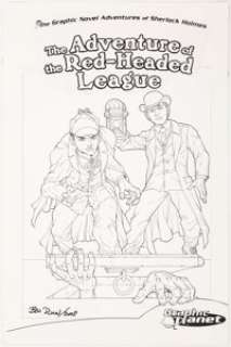 Ben Dunn The Graphic Novel Adventures of Sherlock Holmes #2 "The Adventure of the Red-Headed League" Cover Origina... | Heritage