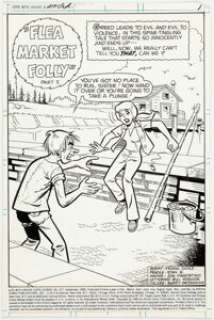 Stan Goldberg Life with Archie #217 Complete 11-Page Story "Flea Market Folly" Original Art (Archie Comics, 1980).... (Total: 11 Original Art) | Heritage