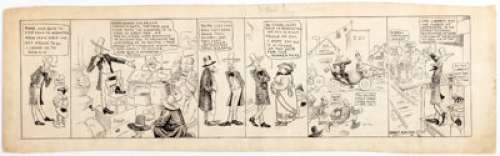 Sidney Smith Kuhnel Boxley Daily Comic Strip Original Art (c. 1910s)....