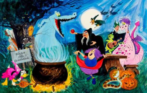 Wonderful World of Disney Magazine Vol 2 #3 Double Page Spread 32-33 Illustration (Walt Disney, 1970).... | Heritage