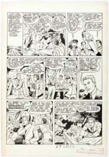 Joe Kubert (attributed)Speed Comics #32 Story Page 4 Original Art (Harvey, 1944).... | Heritage