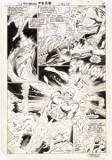 George Tuska and Alex NiÃ±o Justice League of America #228 Story Page 12 Original Art (DC Comics, 1984).... | Heritage