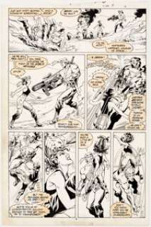 Alan Davis and Paul Neary Excalibur #7 Story Page 5 Original Art (Marvel, 1989).... | Heritage