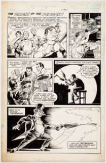 Dick Giordano (attributed) and Tex Blaisdell The Best of DC Digest #14 Complete 1-Page Story "The Origin of the Pe... | Heritage