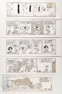 Roger "Rog" Bollen Animal Crackers Daily Comic Strip Original Art Group of 10 (Chicago Tribune N.Y. New Syndicate ... (Total: 10 Original Art) | Heritage