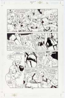  - Yanick Paquette and Mark Farmer Codename: Knockout #8 Story Page 12 Original Art (DC, 2002)....