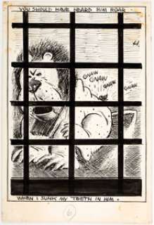 George Herriman archy does his part Interior Illustration Original Art (Doubleday Publishing., 1935). ... | Heritage