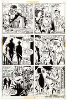 George Tuska and Billy Graham Hero for Hire #8 Story Page 3 Original Art (Marvel, 1972).... | Heritage