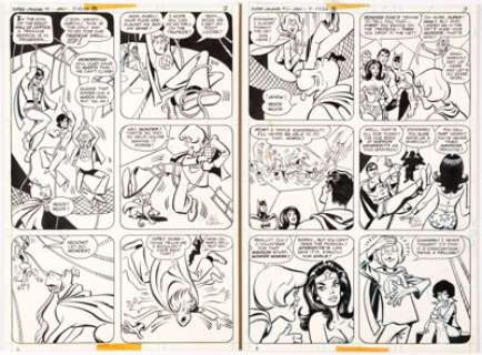 Ric Estrada, Joe Orlando and Vince Colletta Super Friends #1 Story Pages 2 and 3 Original Art (DC Comics, 1976).... (Total: 2 Items) | Heritage