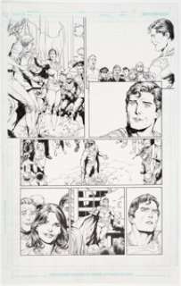 Gary Frank and Jon Sibal Superman:Secret Origin #4 Story Page 24 Original Art (DC, 2010).... | Heritage