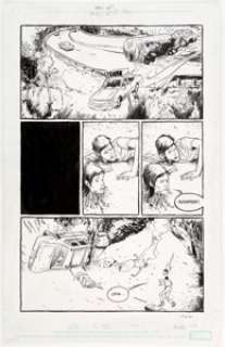  - Farel Dalrymple and Paul Hornschemeier Omega: The Unknown #1 Story Page 7 Original Art (Marvel Comics, 2007)....