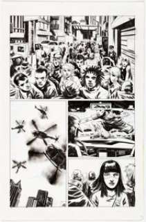  - Kristian Donaldson DMZ #11 Story Page 6 Original Art (DC, 2006)....