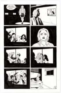 Jaime Hernandez Love and Rockets V2#8 Story Page 14 Original Art (Fantagraphics, 2003).... | Heritage