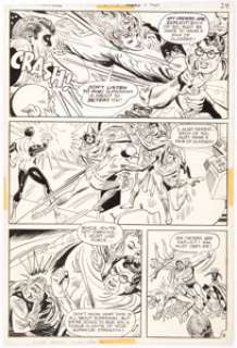 Mike Sekowsky and Bob Oksner Adventure Comics #423 Story Page 19 Supergirl and the JLA Original Art (DC, 1972).... | Heritage