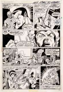 Gil Kane and Wayne Howard Marvel Team-Up #14 Story Page 11 Original Art Spider-Man and Sub-Mariner (Marvel Comics,... | Heritage