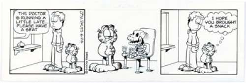 Jim Davis Garfield Daily Comic Strip Original Art dated 6-26-2006 (Paws/Universal Press Syndicate, 2006).... | Heritage