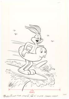 Pete Alvarado and Bill Wright Bugs Bunny #231 Cover Original Art (Whitman, 1981)....