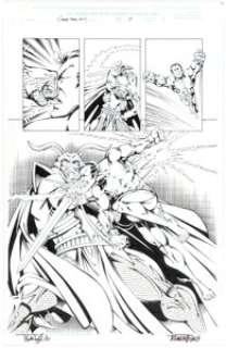 Tom Lyle and Robert Jones Atlantis Attacks II #3 Unpublished Story Page 3 Original Art (Marvel Comics, 2001). Back -