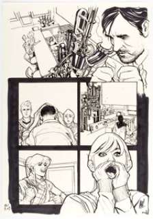 Adam Hughes Betty and Veronica #3 Story Page 3 Original Art (Archie, 2017). Pop Tate is being forced out of - | Heritage