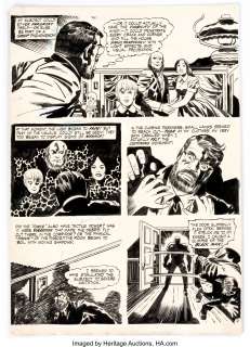 Jack Kirby and Vince Colletta Spirit World #1 Story Page 9 Original Art (DC/Hampshire Distributors, 1971). A man - | Heritage
