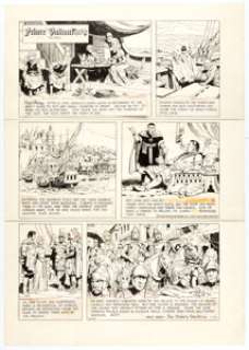 John Cullen Murphy Prince Valiant #2052 Sunday Comic Strip Original Art (King Features Syndicate, 1975).... | Heritage