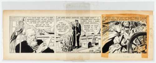 Alex Raymond Rip Kirby Daily Comic Strip dated 3-5-53 Original Art (King Features Syndicate, 1953).... | Heritage