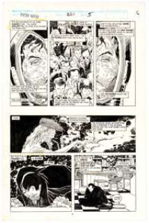 John Romita Jr. and Bob Wiacek Iron Man #261 Story Page 5 Original Art (Marvel, 1990).... | Heritage