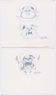 Thom Enriquez | Ghostbusters Stay Puft Concept and Production Illustrations Original Art Group of 3 (Columbia, 1983). | Heritage