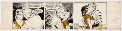 Stan Drake - The Heart of Juliet Jones Daily Comic Strip Original Art dated 10-15-59 (King Features Syndicate, 1959).
