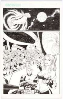 Eduardo Barreto and John Dell - Sigil #20 Story Pages 8, 10, and 11 Original Art Group of 3 (CrossGen, 2002).