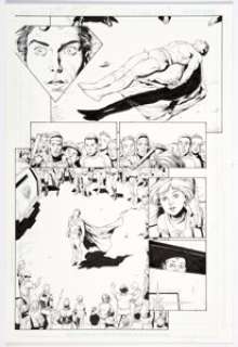 Gary Frank Amd Jon Sibal | Action Comics #863 Story Page 8 Original Art (DC, 2008). | Heritage