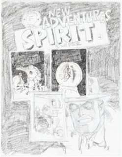 Will Eisner | The Spirit: The New Adventures #4 Cover Preliminary Original Art (Kitchen Sink Press, 1998). | Heritage