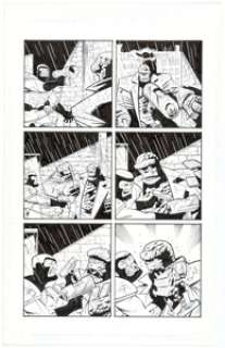 Dean Haspiel and Wade von Grawbadger - Startling Stories: The Thing - Night Falls on Yancy Street #4 Story Page 4 Original Art (Marvel, 2003).